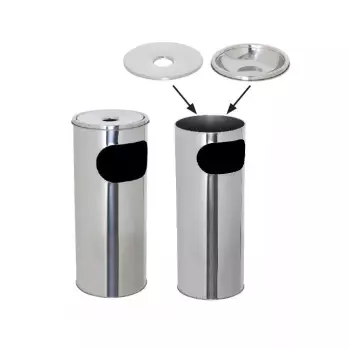 Kosz na śmieci 12 L z popielniczką