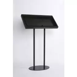 Tablica restauracyjna stojąca 3xA4 – czarna