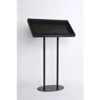 Tablica restauracyjna stojąca 3xA4 – czarna