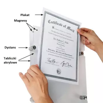 Tabliczka akrylowa na plakat A4