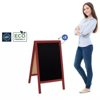 Potykacz drewniany Classic S (51x90 cm) - czerwony