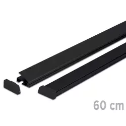 Listwy plakatowe Standard 60 cm - czarne