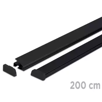 Listwy plakatowe Standard 200 cm - czarne
