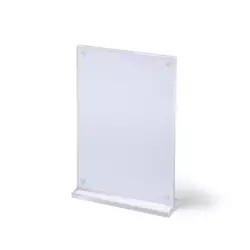 Akrylowy stojak z magnetycznym panelem pionowy