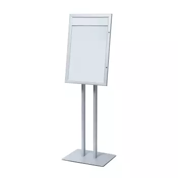 Stojak na menu z gablotą 4xA4