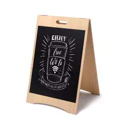 Drewniany potykacz kredowy