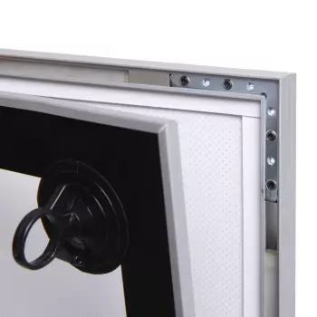 Dwustronna magnetyczna rama podświetlana LED