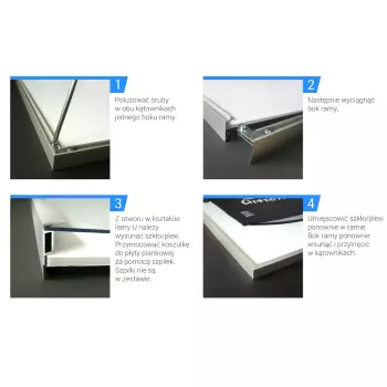 Rama do oprawy koszulki A0