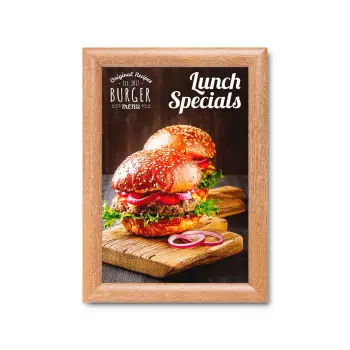 Ramka OWZ imitująca drewno