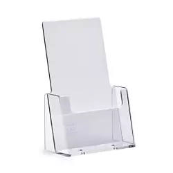 Stojak akrylowy na ulotki pionowe DL