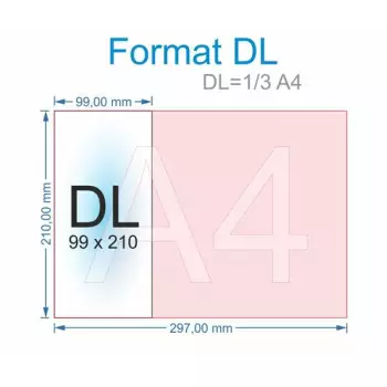 Stojak kieszeń na ulotki DL (99x210mm)