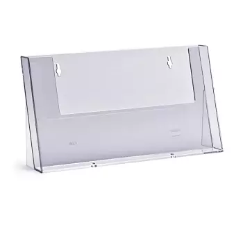 Kieszeń akrylowa na ulotki poziome A4