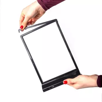 Stojak na menu typ T z podświetleniem LED