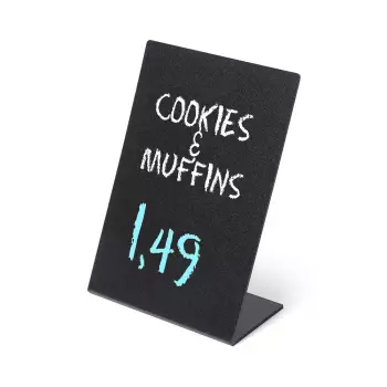 Jednostronny stojak kredowy Black Typ L