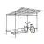 Wiata rowerowa ECO otwarta